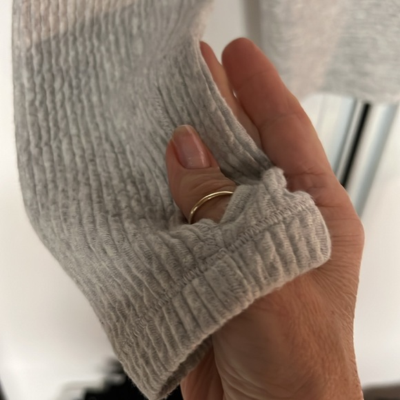 Lululemon Gray Mock Neck Ribbed - Picture 3 of 6